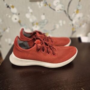 Allbirds Red Knit Sneakers